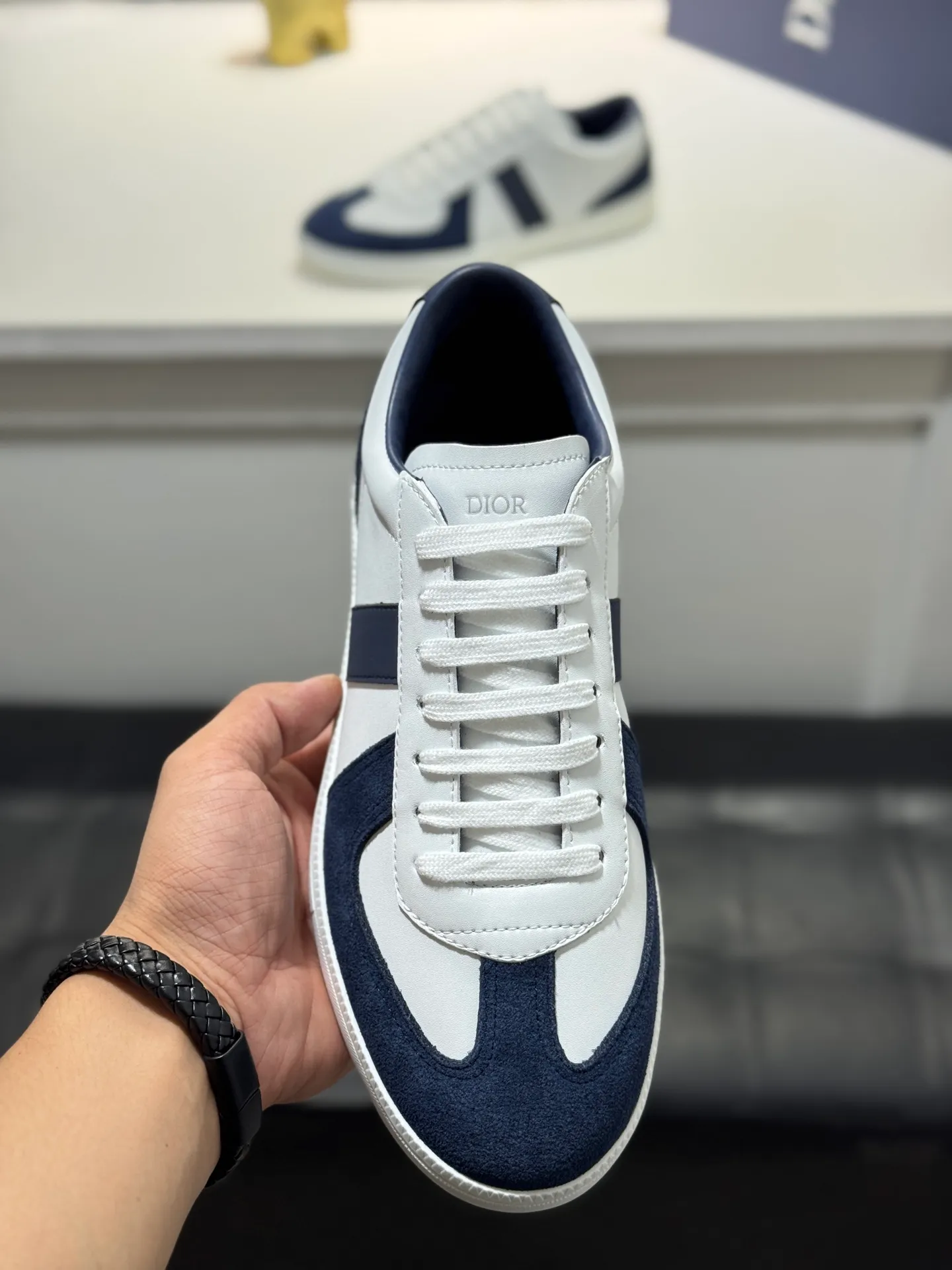Men's Men's Shoes💰380【New Style】🎠🎠Dior🔍Top Purchasing Agency🇮🇹Di's hot style super popular sneakers are synchronized with the new product counters. The uppers are original Italian imported cowhide, the logo graphics are perfectly reproduced with complex craftsmanship necessary for fashionistas, and the imported soft sheepskin lining is Sole: The original sole is specially provided by the original factory. The exclusive movable molded sole is super comfortable. The original factory follows the order. 🔍🔍Multiple colors are available. You can enter and exit the counter at will. Welcome to compare. A must-have for trendy men. Code number: 38-44 (45 customized